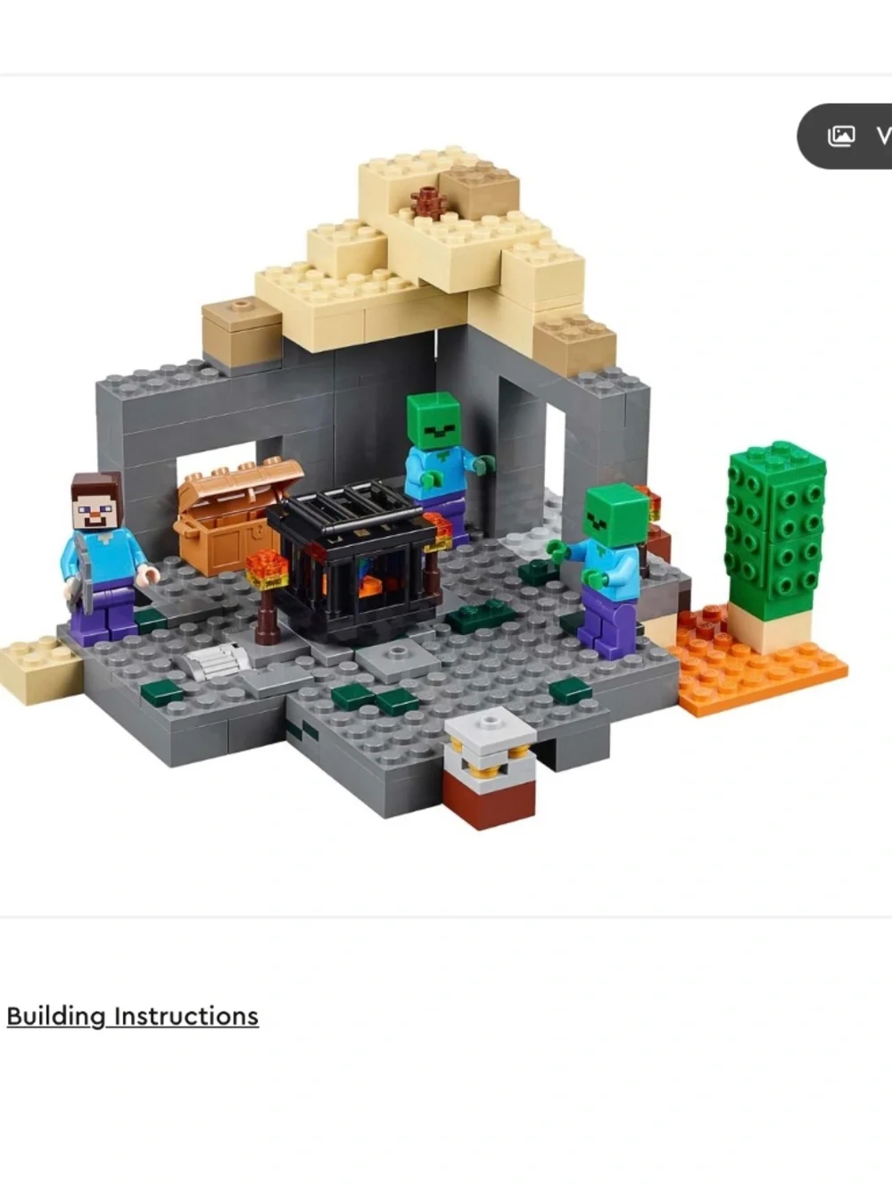 Lego Minecraft The Dingeon #21119
